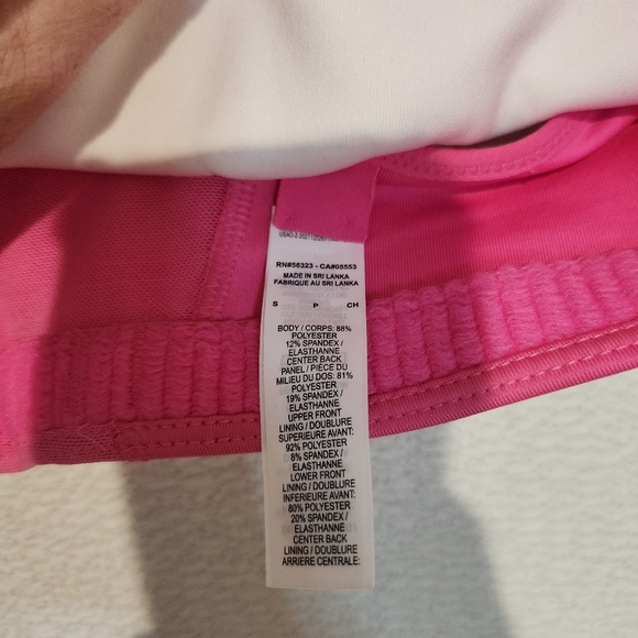 Nike Pink Womens Sports Bra Medium - Picture 5 of 5